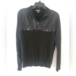 Michael Kors Black Men's Sweater Size M Cotton 100%